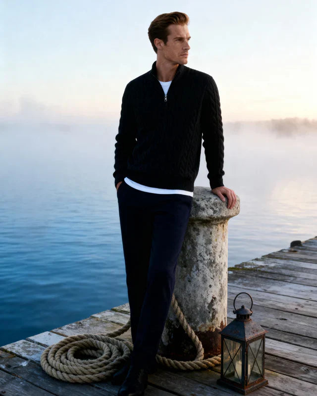 Verbier Half-Zip Pullover – Alpine Eleganz