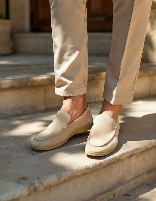 Old Money Premium Wildleder Loafers – Klassische Eleganz