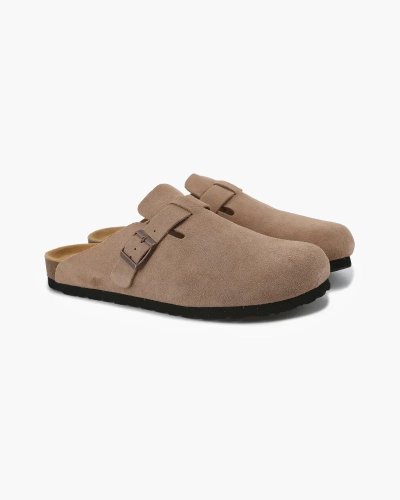 Old Money Wildleder Clogs – Eleganter Komfort