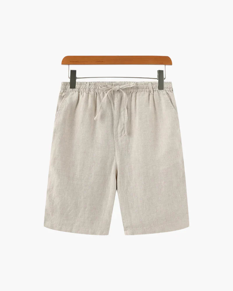 Casablanca – Premium Leinen-Shorts, Old Money Stil