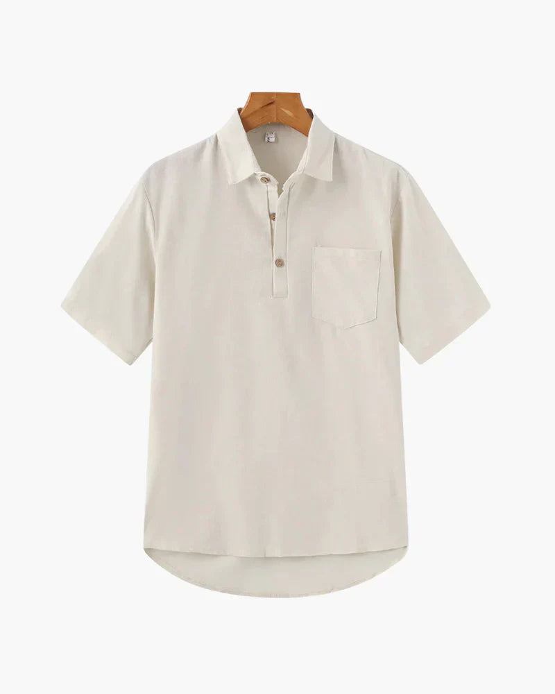 Casablanca – Leinen-Polo, Old Money Stil