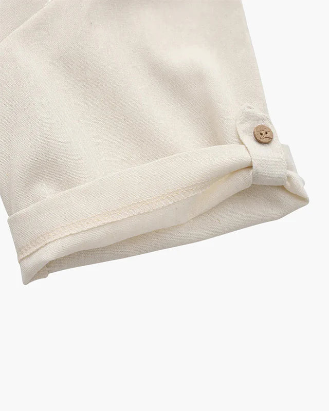 Casablanca – Leinen-Polo, Old Money Stil