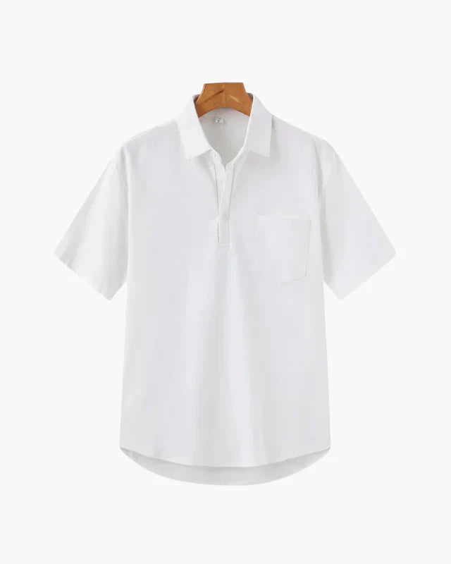 Casablanca – Leinen-Polo, Old Money Stil