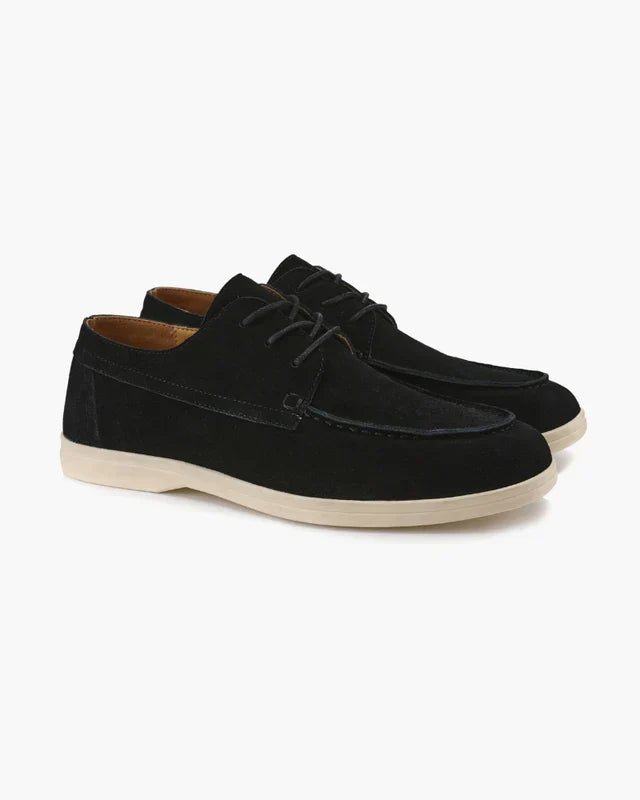 Premium Schnürschuhe aus Wildleder – Edle Eleganz