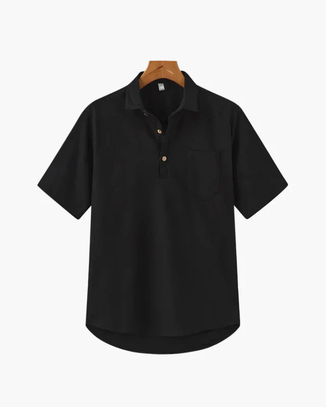 Casablanca – Leinen-Polo, Old Money Stil